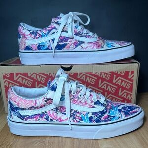Vans Old Skool Tropical Multicolor shoes Mens Sz 7.5 Womens Sz 9 sneakers